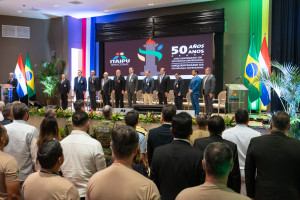 Celebración por 50 años de Seguridad Empresarial en Itaipú Binacional